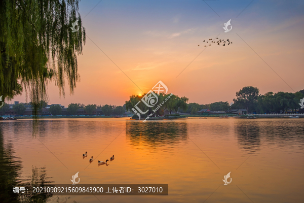 什剎海夕照