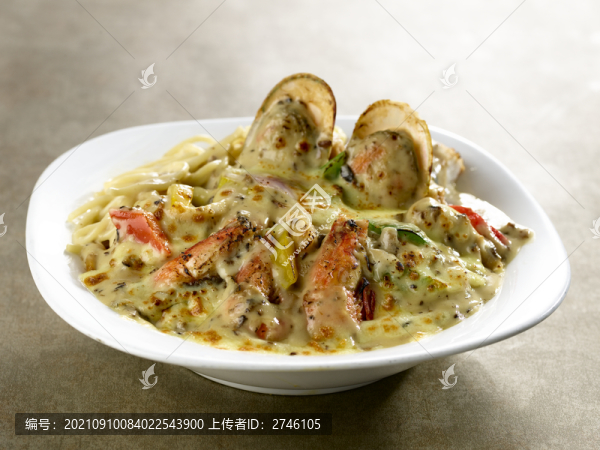 芝士海鮮局飯或意粉