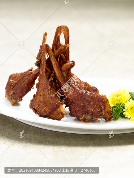 椒鹽鴨下巴