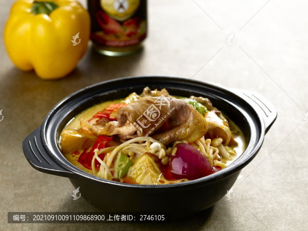 咖喱金菇肥牛肉