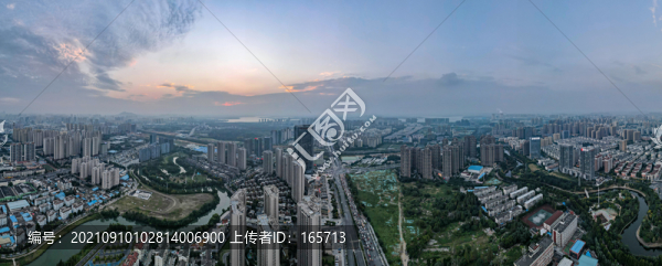 合肥四里河立交橋航拍全景