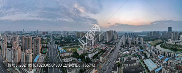 合肥四里河立交橋航拍全景