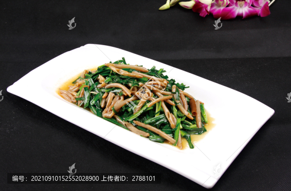 海腸炒韭菜