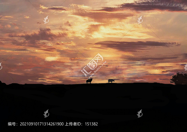 油畫風(fēng)景壁畫