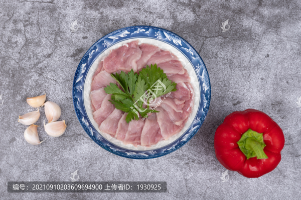 豬肉二刀肉瘦肉片