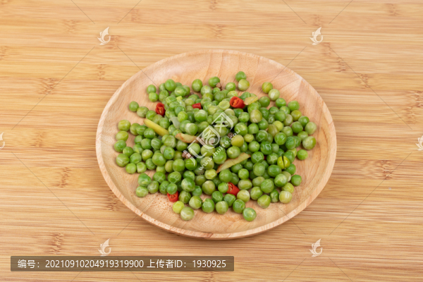 水煮豌豆