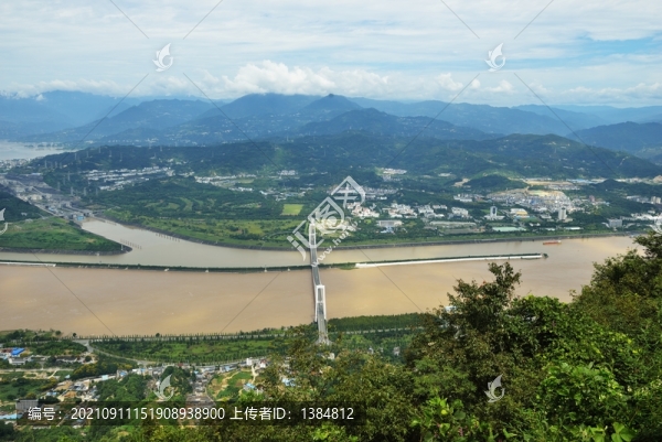 三峽工程高清全景圖