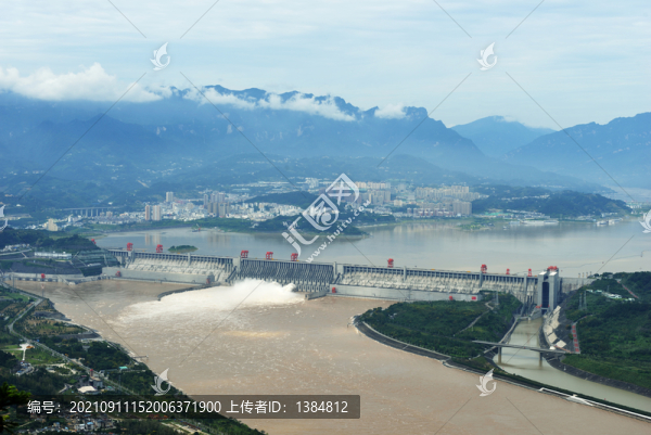 三峽工程高清全景圖