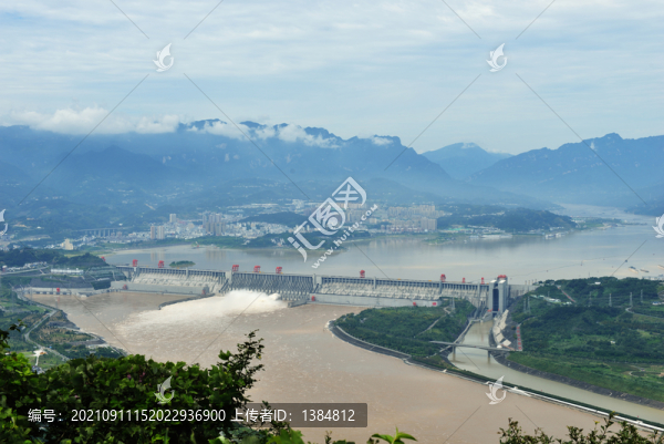 三峽工程高清全景圖