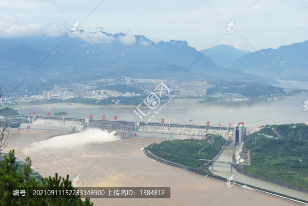 三峽工程高清全景圖