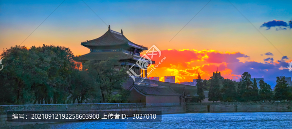 故宮神武門全景圖