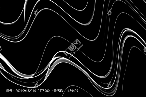 黑白抽象線條