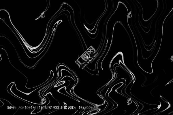 抽象黑白線條波紋底紋