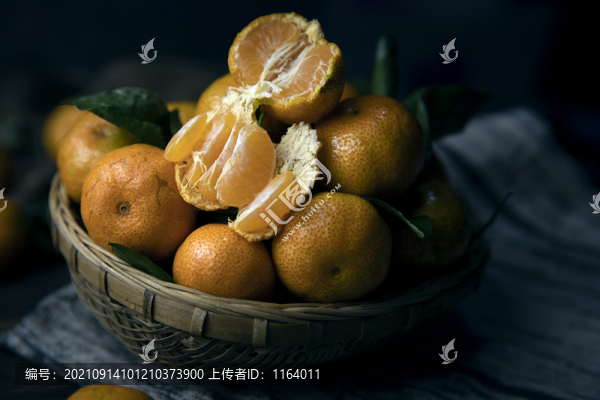 新鮮的小蜜桔
