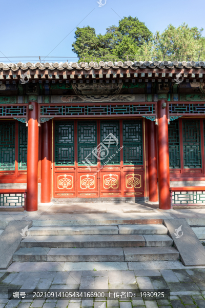 北京頤和園德和園古建筑