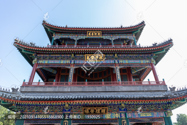 北京頤和園德和園大戲樓