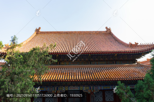 北京頤和園排云殿古建筑