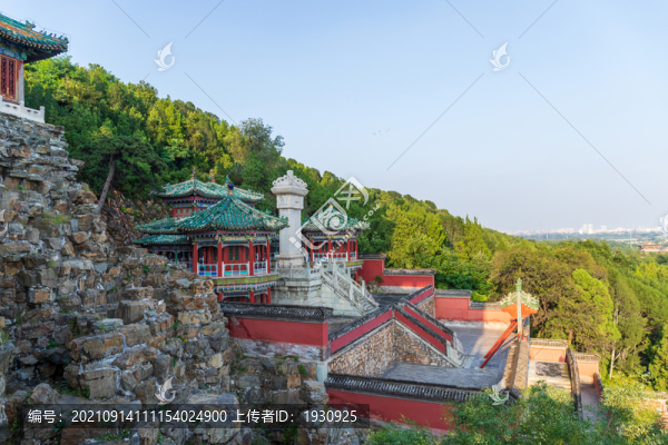 北京頤和園轉(zhuǎn)輪藏古建筑