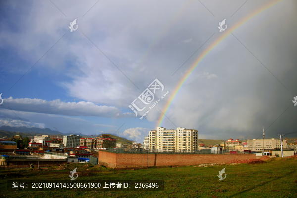 甘南州城市全景圖
