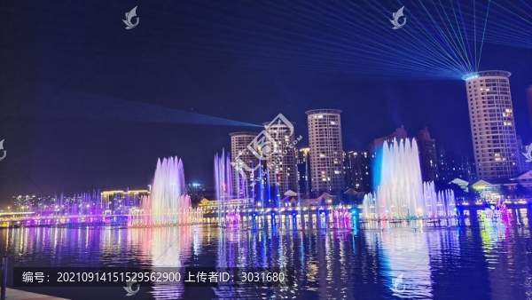 夜景建筑圖
