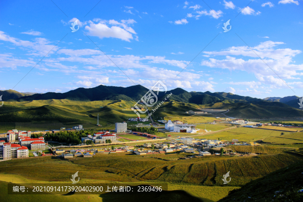 甘南州城市全景高清圖