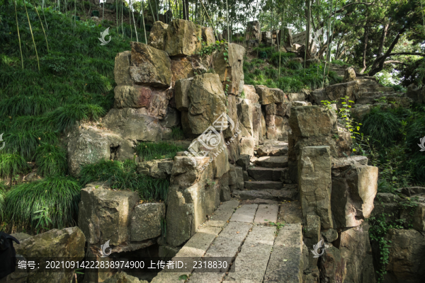 假山石板橋