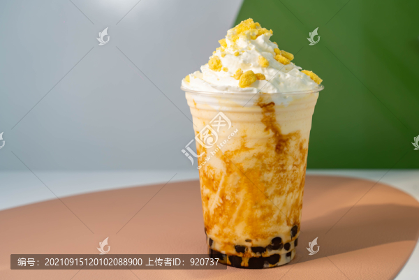 咸蛋黃奶茶