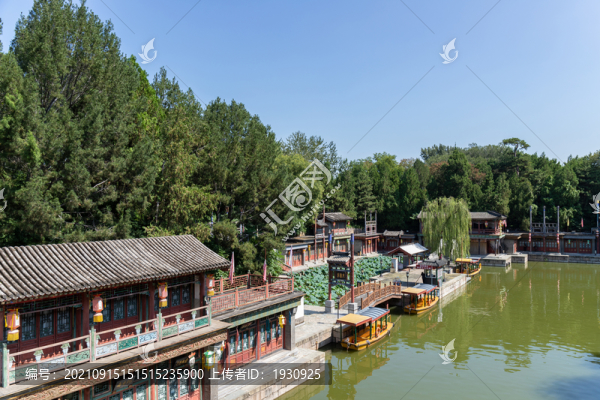北京頤和園蘇州街