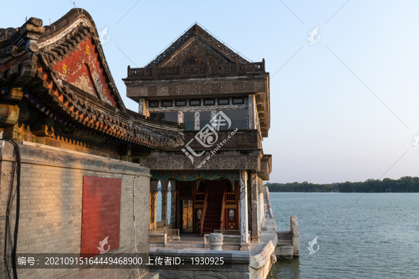 北京頤和園清晏舫