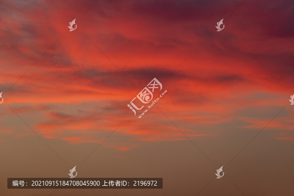 火燒云背景素材
