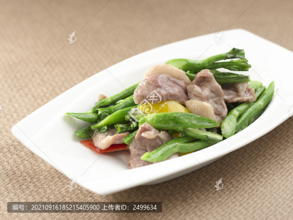 芥蘭炒鵝片