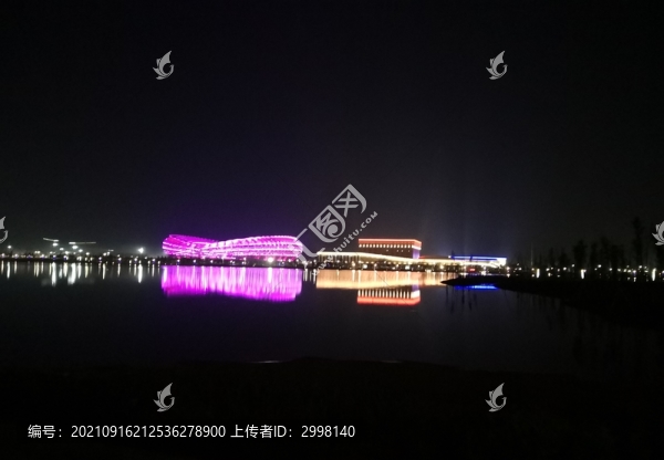體育館夜景