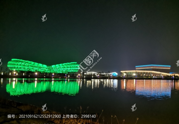 體育館夜景