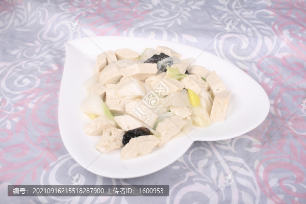 大蔥炒豆腐