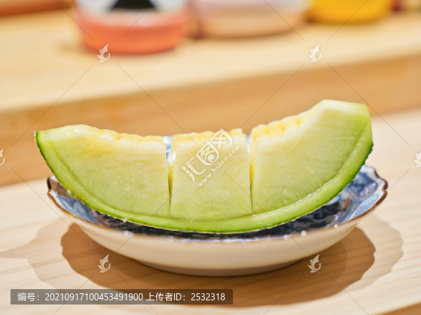 日本料理日料甜瓜