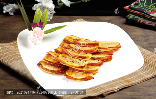 香煎培根土豆片