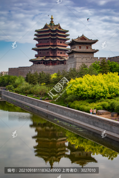 大同古城清遠(yuǎn)北門乾樓