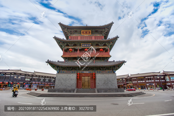 大同古城清遠(yuǎn)街鐘樓