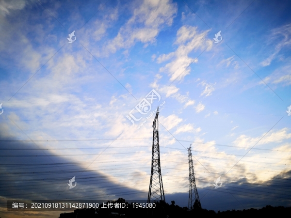 傍晚天空