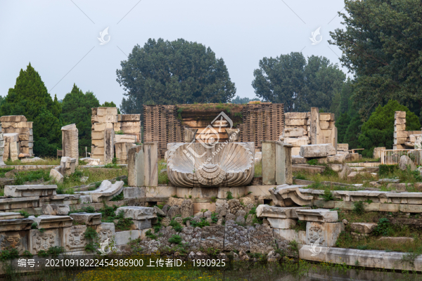 北京圓明園西洋樓海晏堂遺址