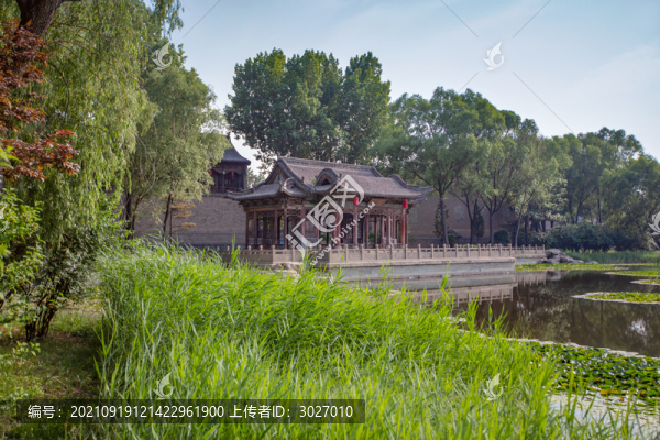 常家莊園靜園聽(tīng)雨軒