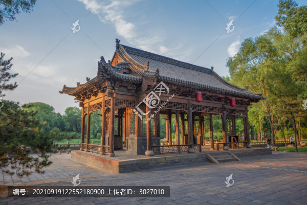 常家莊園靜園聽(tīng)雨軒