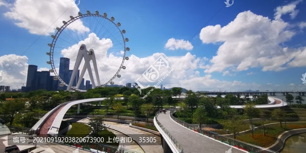 摩天輪全景
