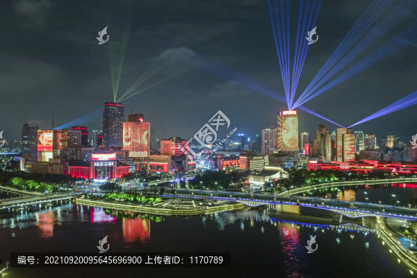 寧波三江口夜景