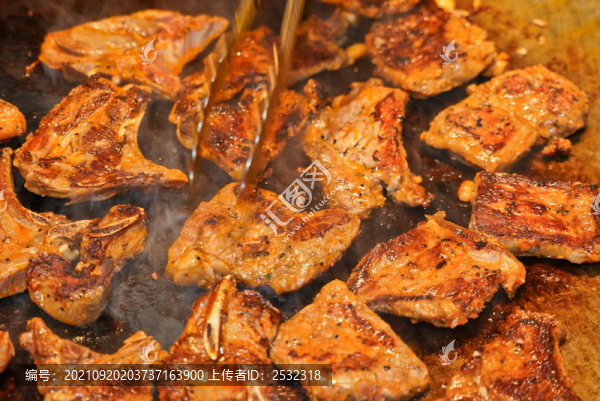 煎牛排牛扒鐵板燒烤肉燒肉