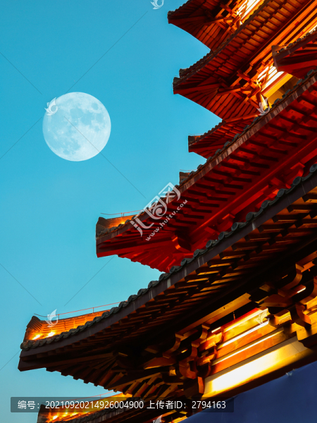 中秋月亮