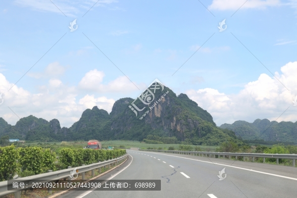 在路上
