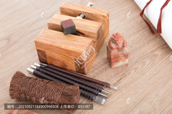 中國傳統(tǒng)藝術篆刻相關的工具