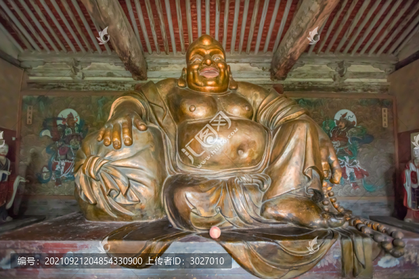 晉祠奉圣禪寺彌勒佛塑像