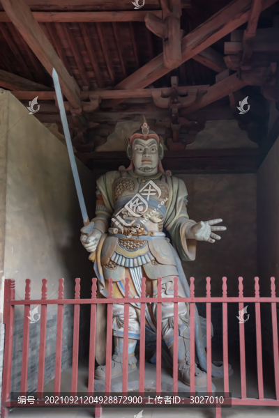 晉祠奉圣禪寺金剛塑像